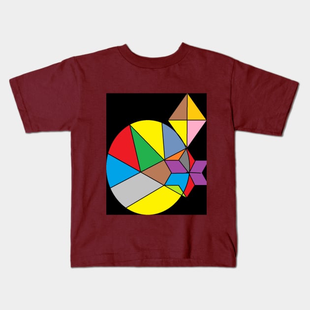 multishape Kids T-Shirt by bolaji